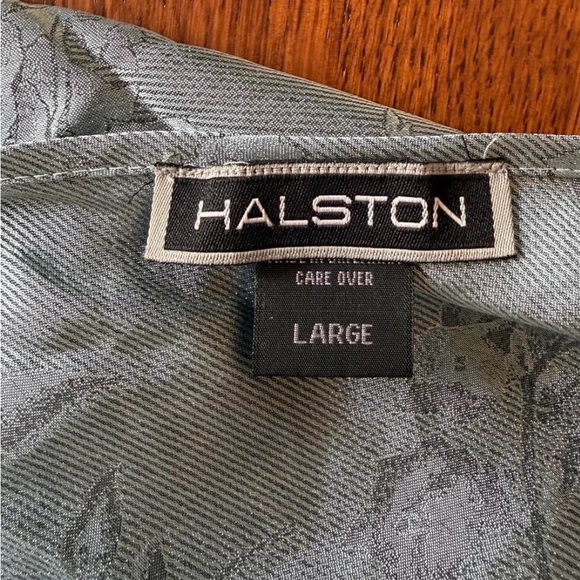 Halston Heritage Sky Blue Jacquard Camisole - Picture 3 of 4